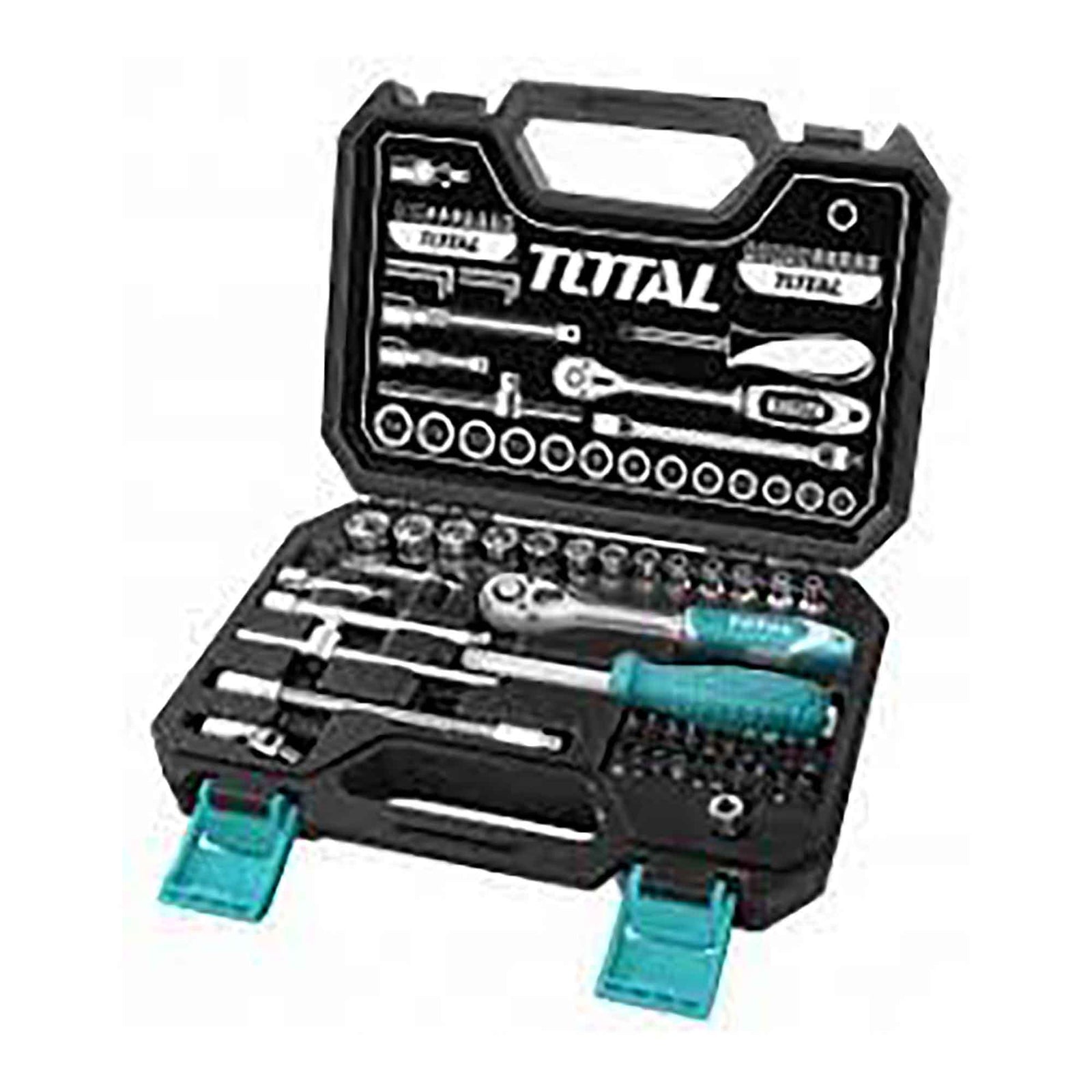 Ensemble de 44 douilles métrique, prise 1/4'', et 1/2''