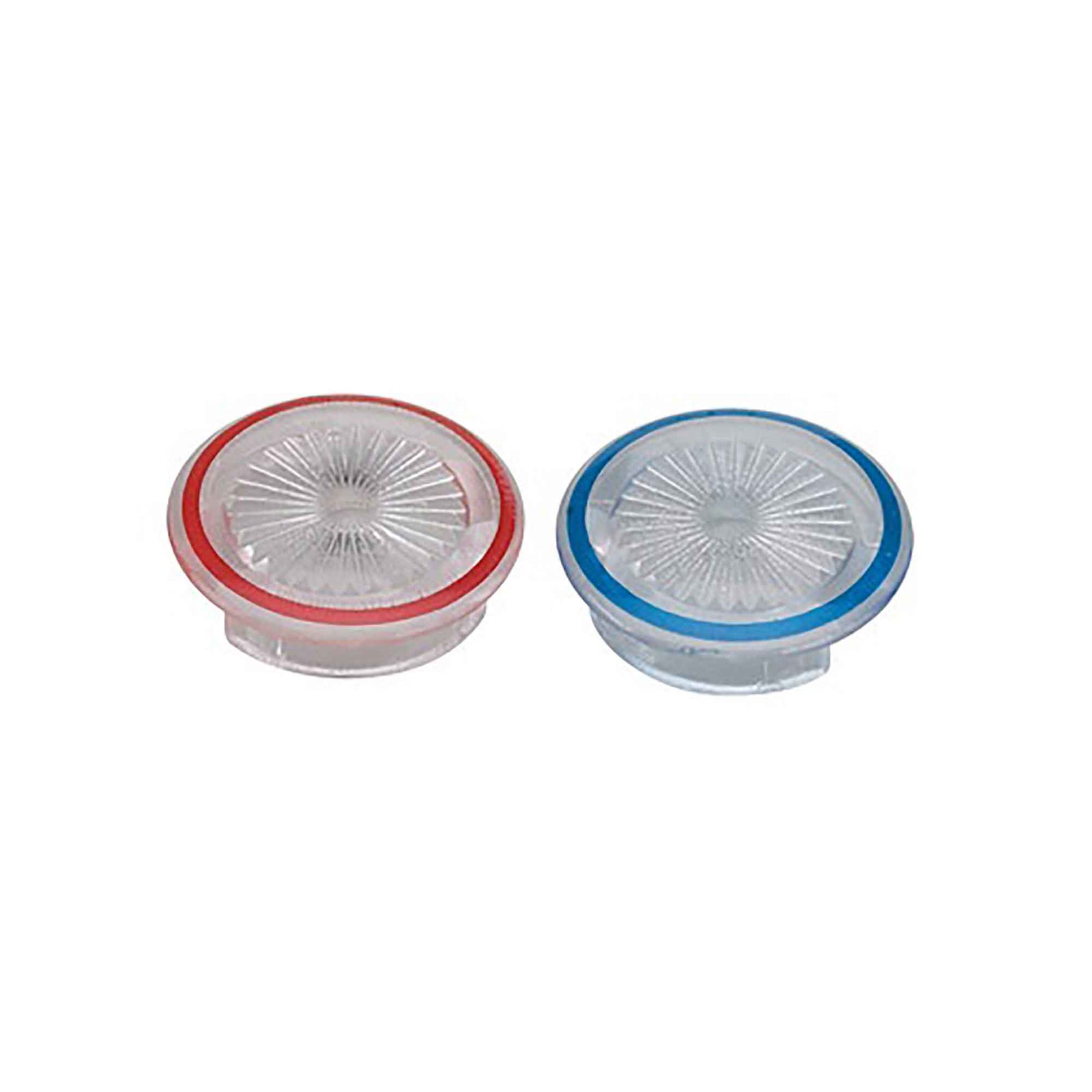 Boutons de robinets indicateurs, chaud/froid