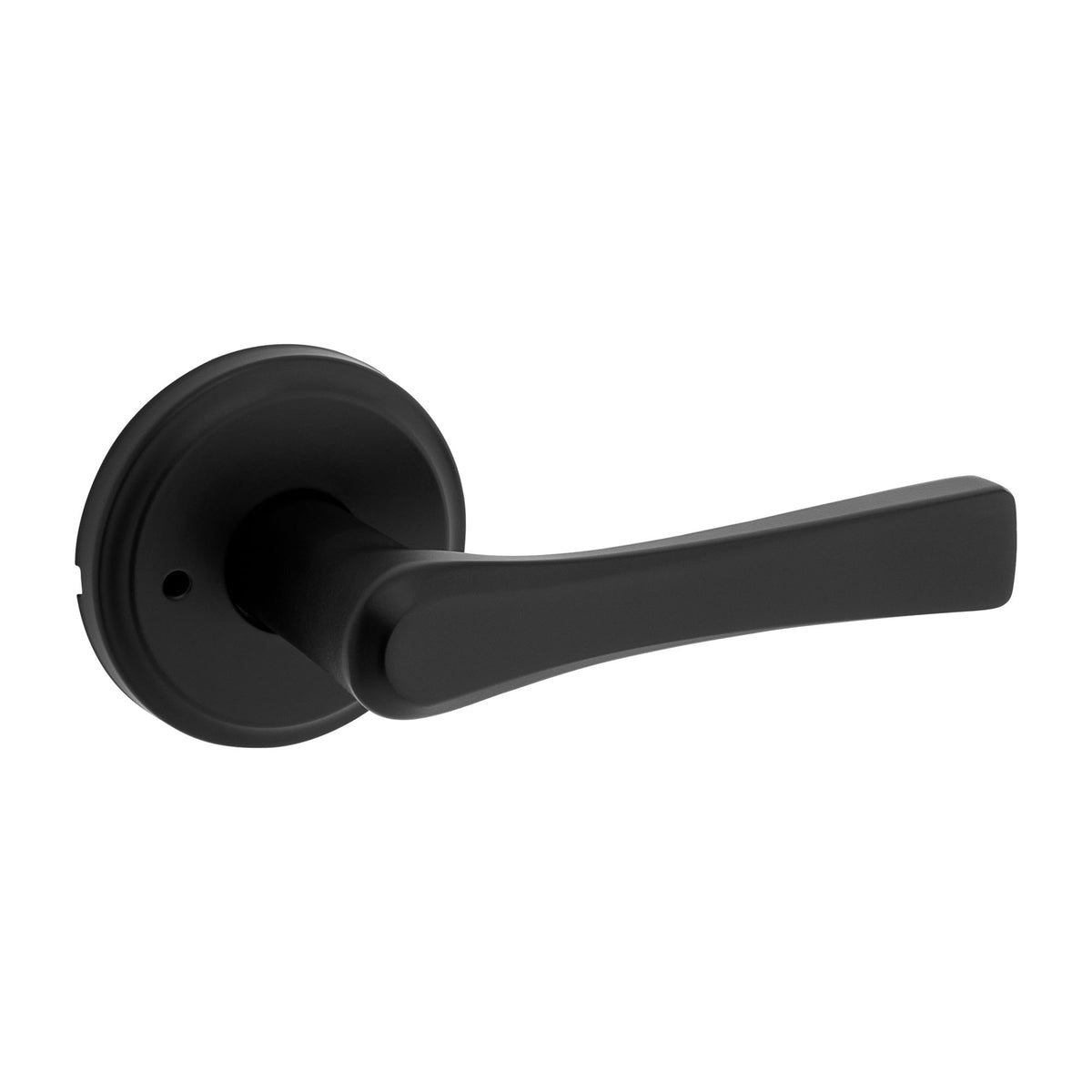 Levier privé Round Katella, noir mat