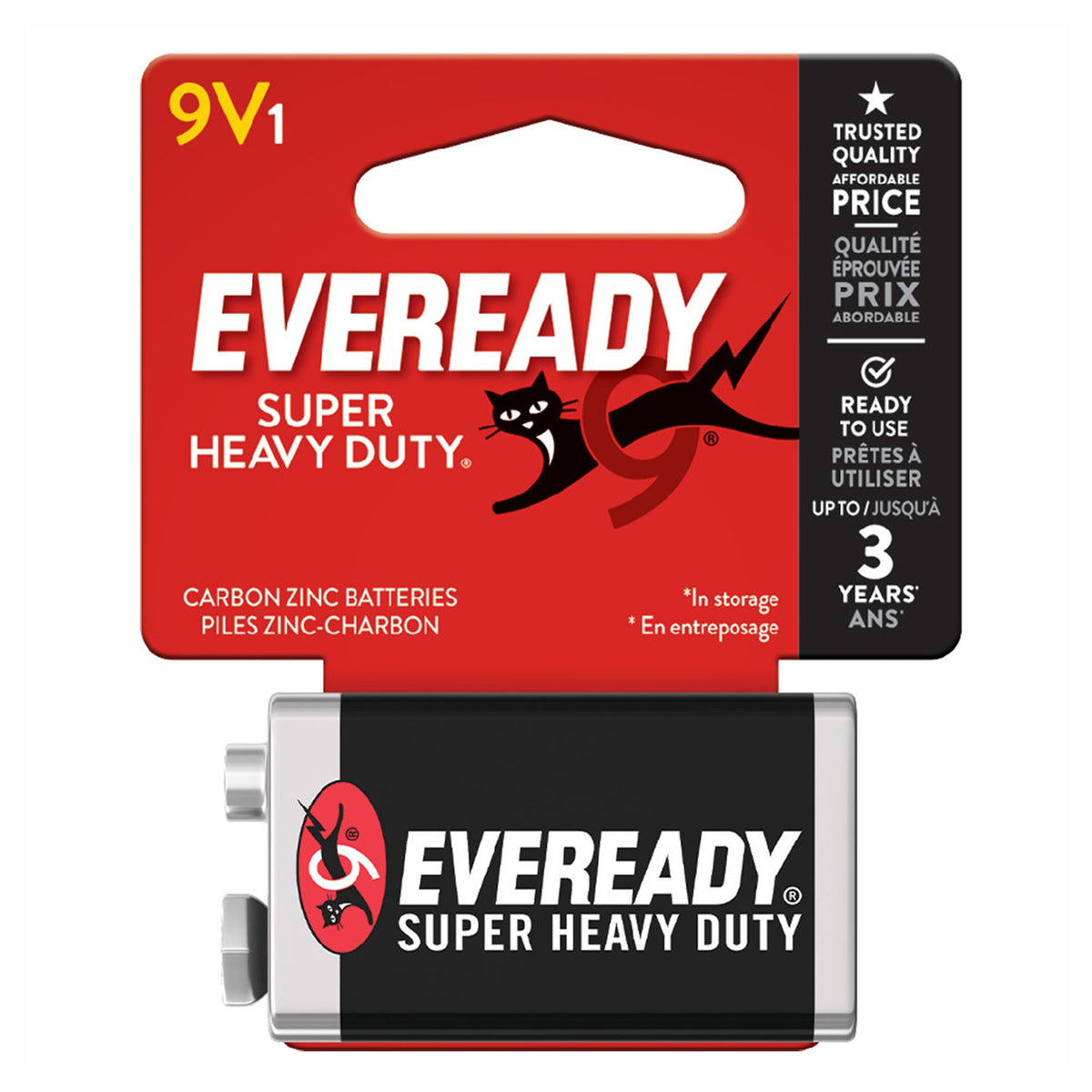 Pile alcaline Eveready, 9 volt