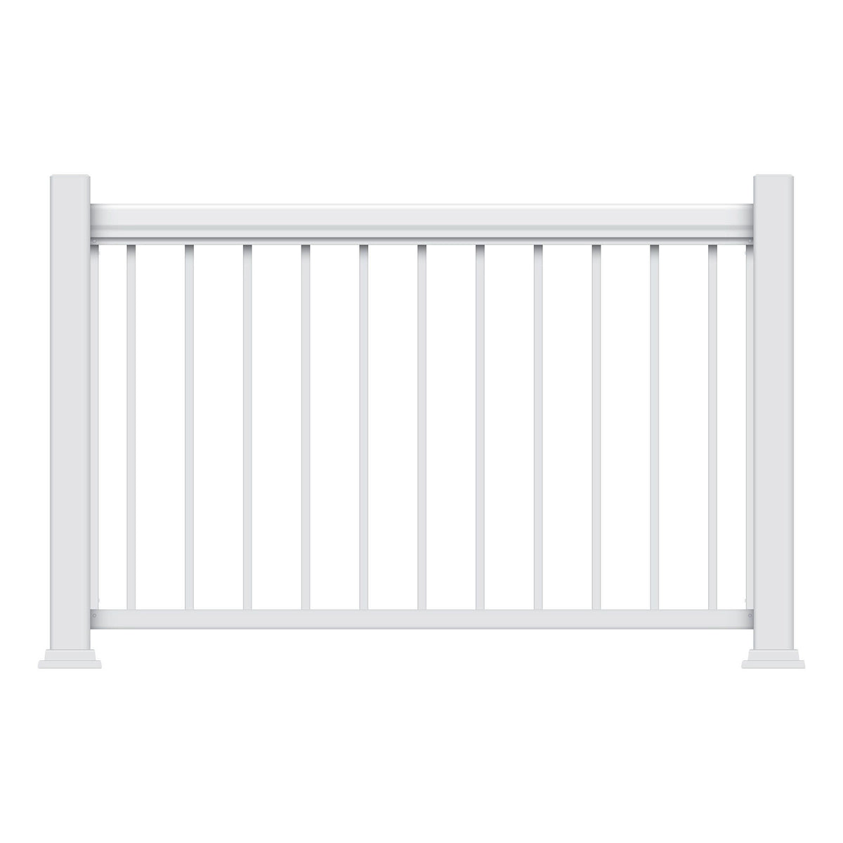 Ensemble de rampe Legacy en aluminium blanc, 42&#39;&#39; x 72&#39;&#39; 
