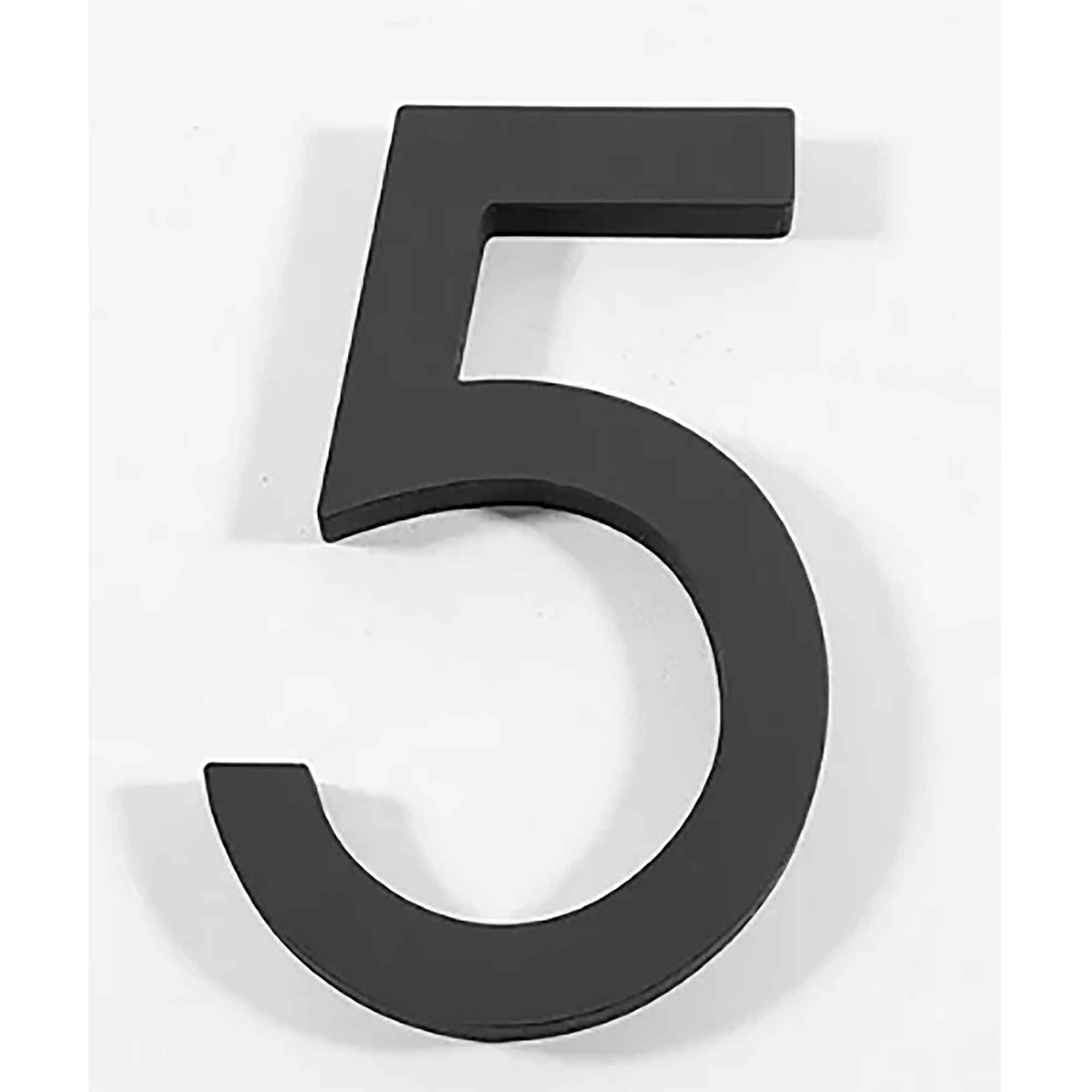 Chiffre d'adresse civique 9'', noir, #5