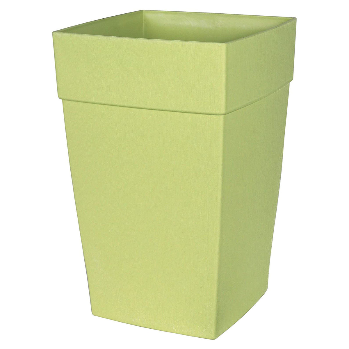 Pot à fleur allongé, Harmony, Vert texturé, 12''
