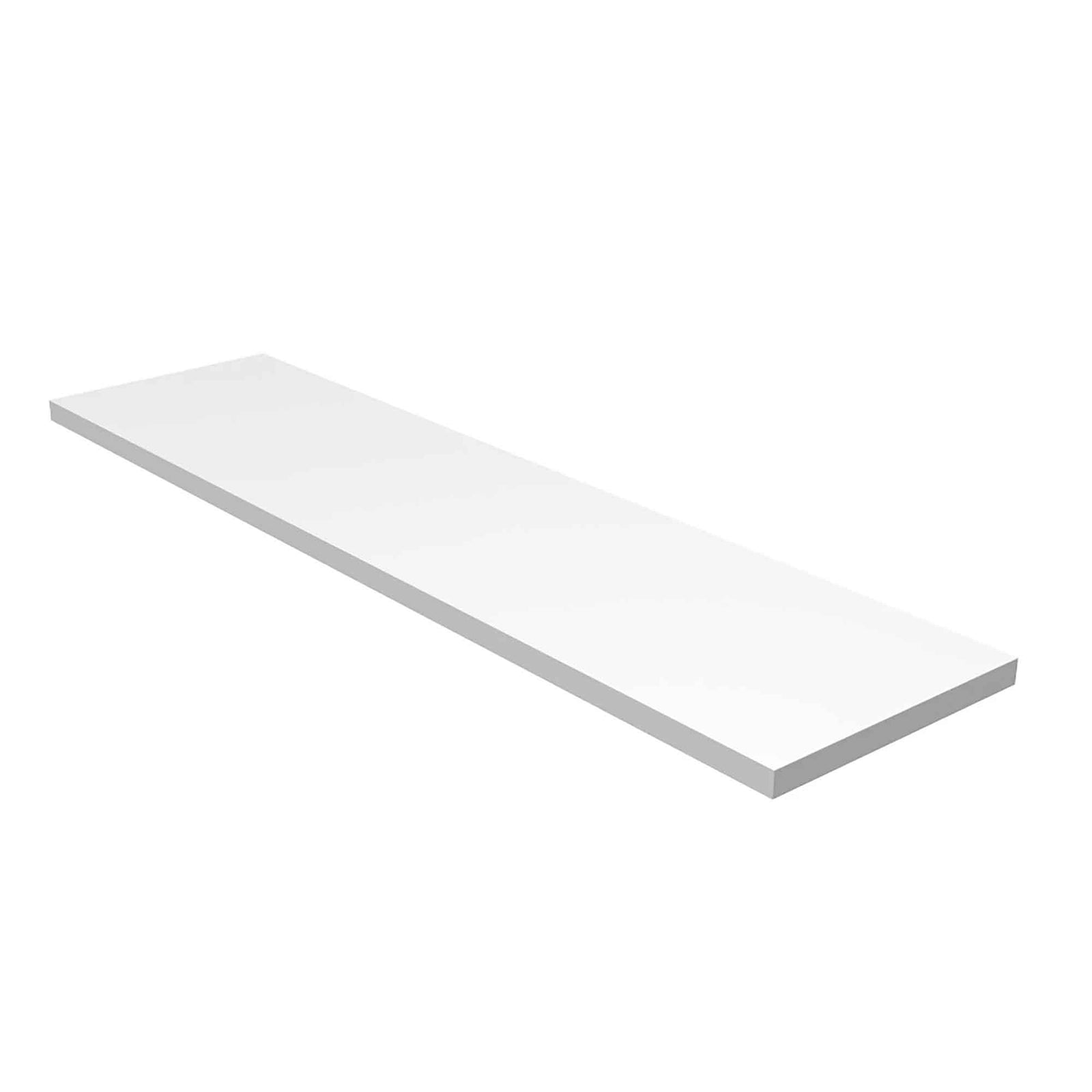 Tablette en mélamine Domtar, 12'' x 96'', blanc