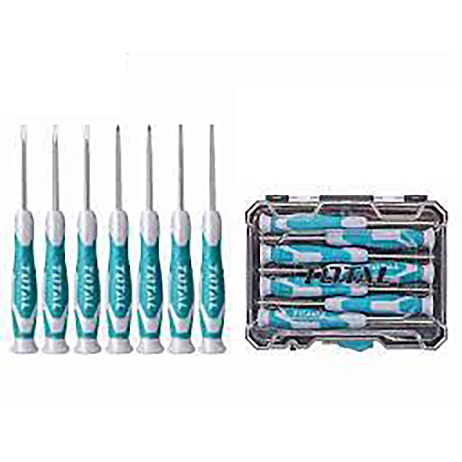 Ensemble de tournevis de précision, 7 morceaux