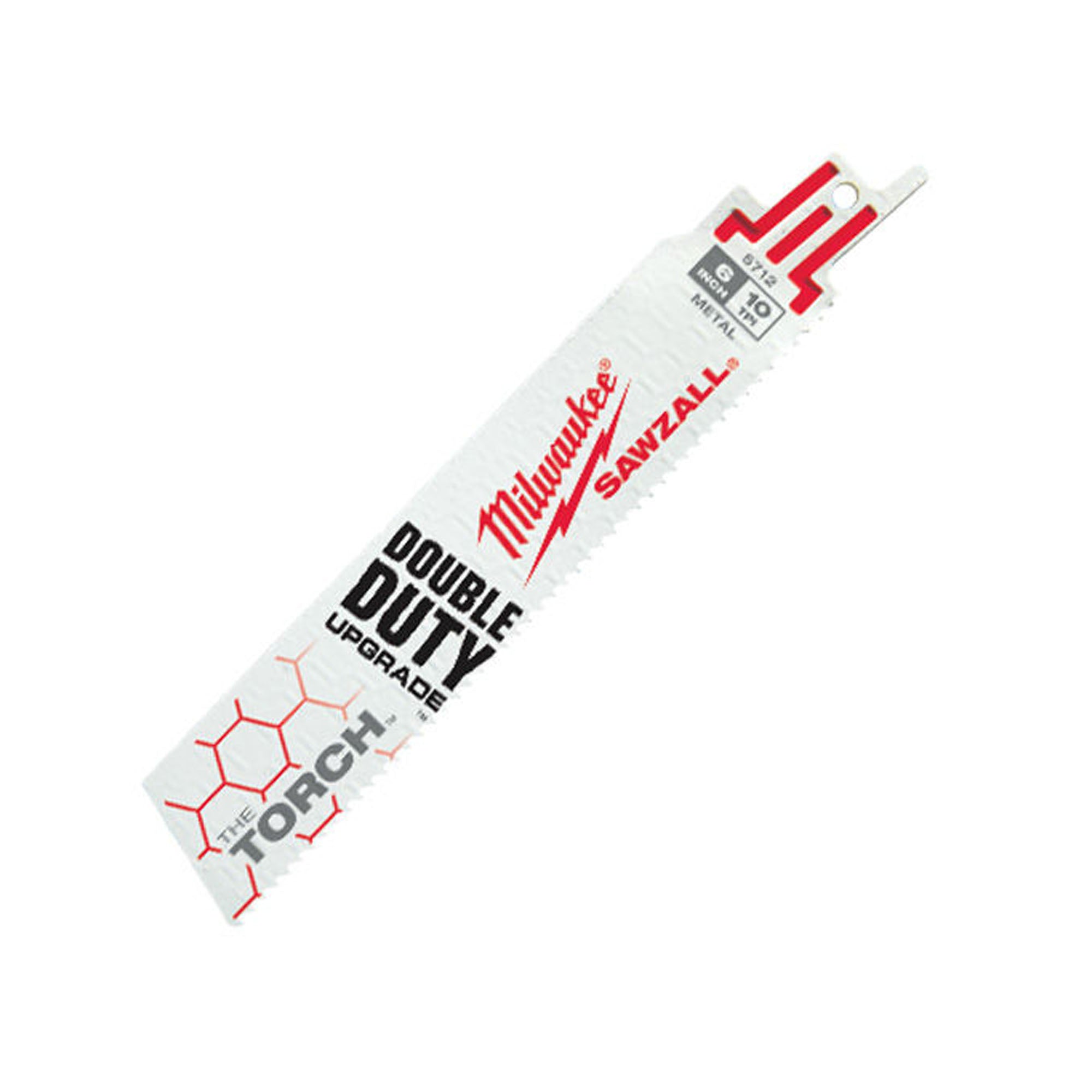 Lame de scie alternative Sawzall Torch pour métaux, 6'' X 10 TPI (emballage de 5)