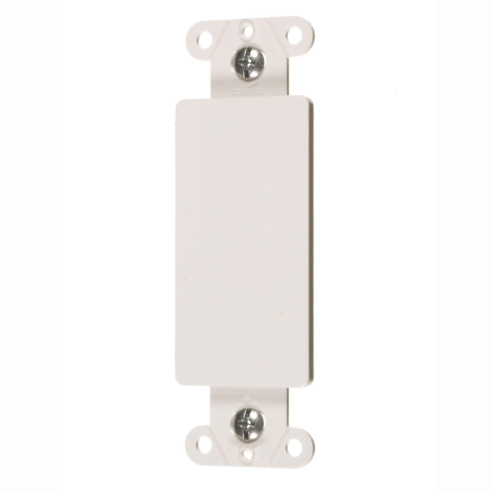 Plaque murale d’adaptateur pour les plaques murales Decora, blanc