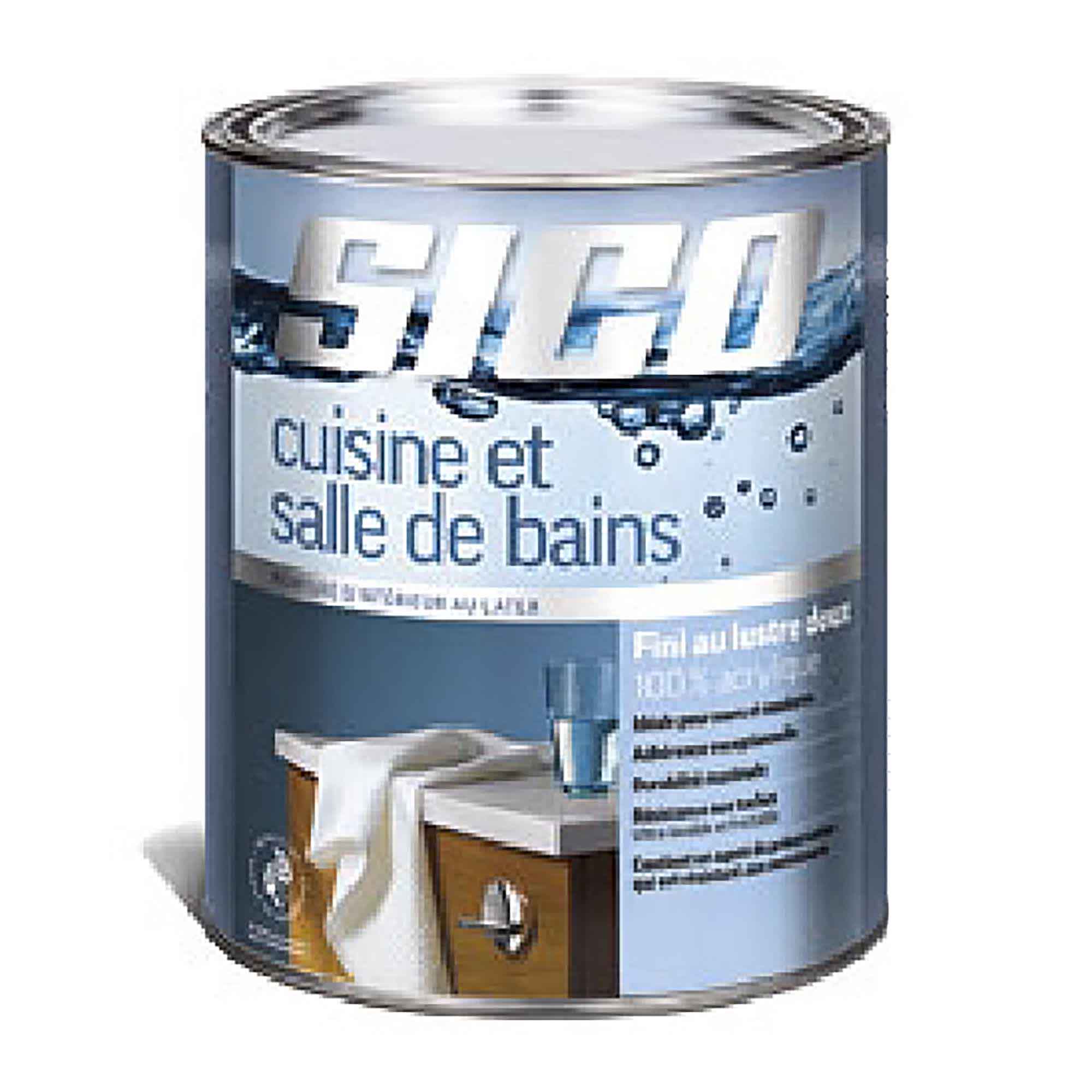 Peinture cuisine et salle de bain au latex, lustre doux, base neutre, 875 ml