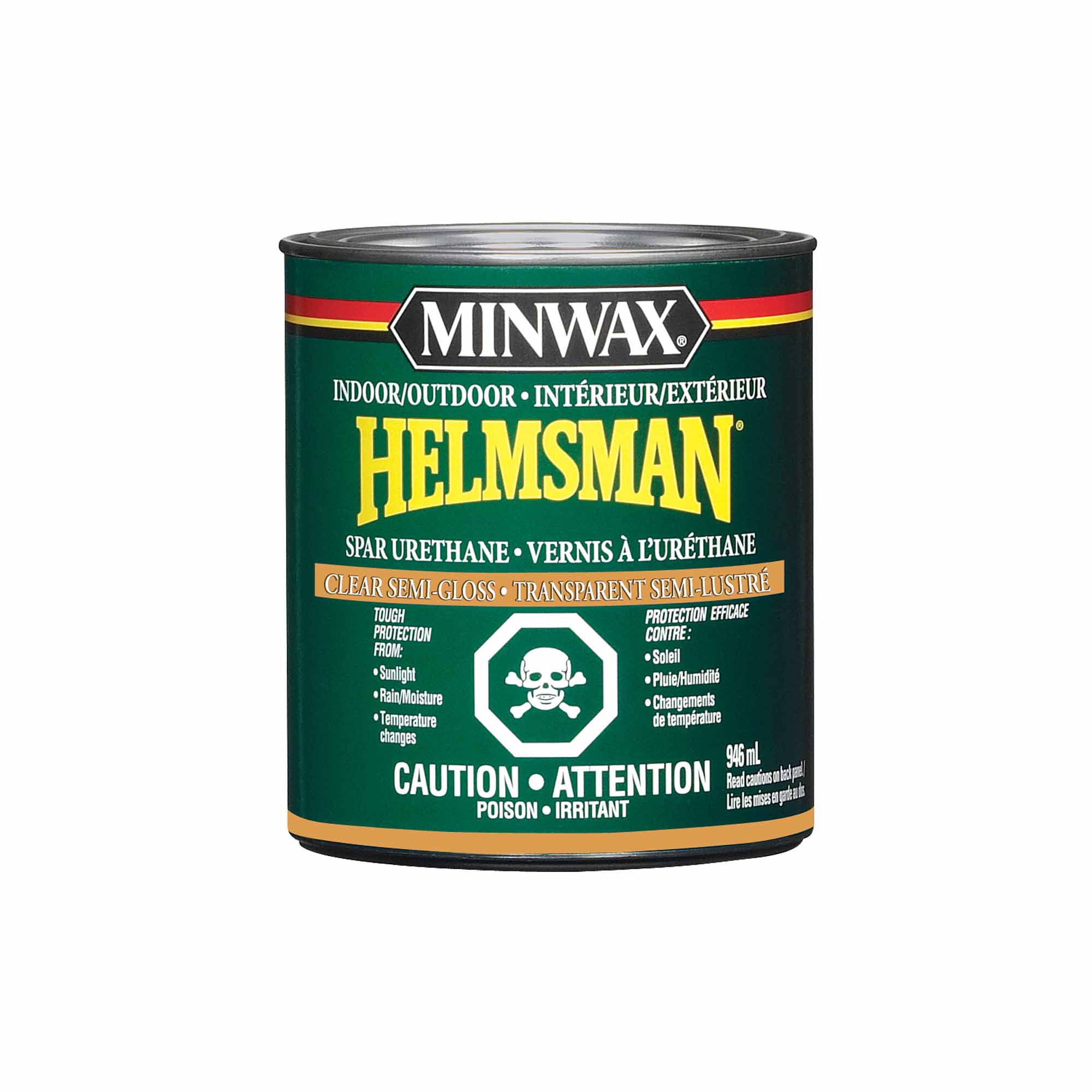 Minwax Helmsman intérieur / extérieur vernis uréthane transparent semi-lustré, 946 ml