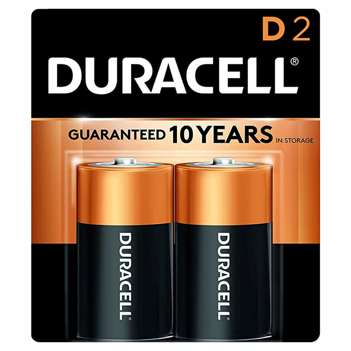 Pile Duracell plus, D (emballage de 2)