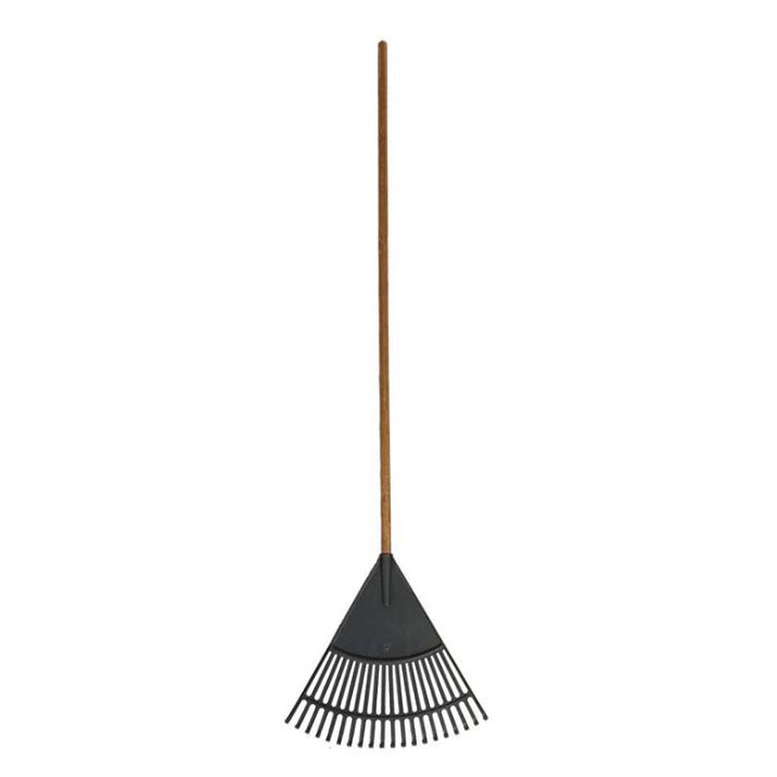 Rateau à feuille, manche en bois, 20''