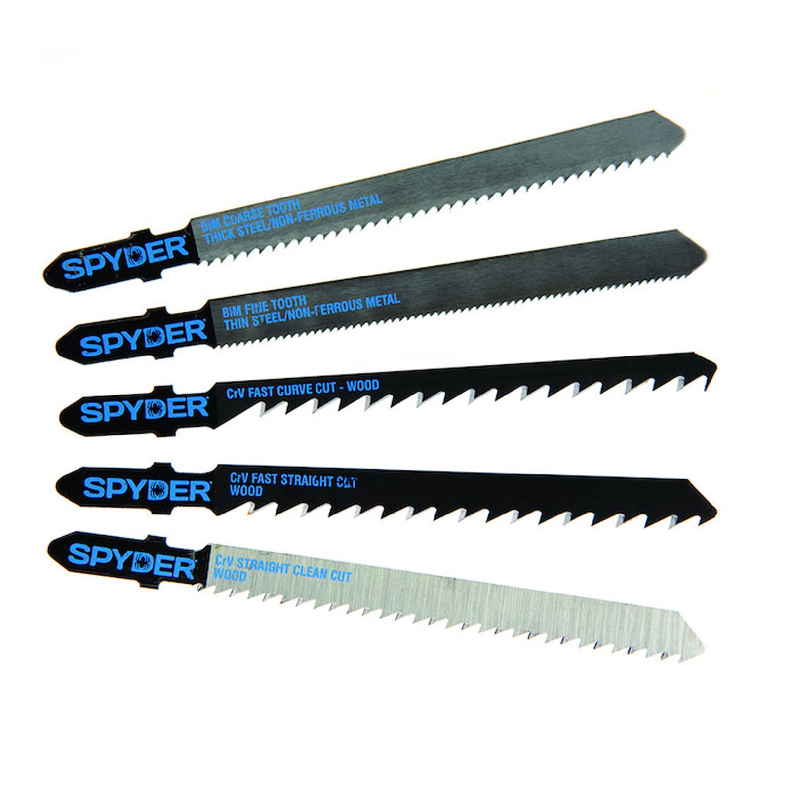 Ensemble de lames de scie sauteuse multimatériaux (emballage de 5)