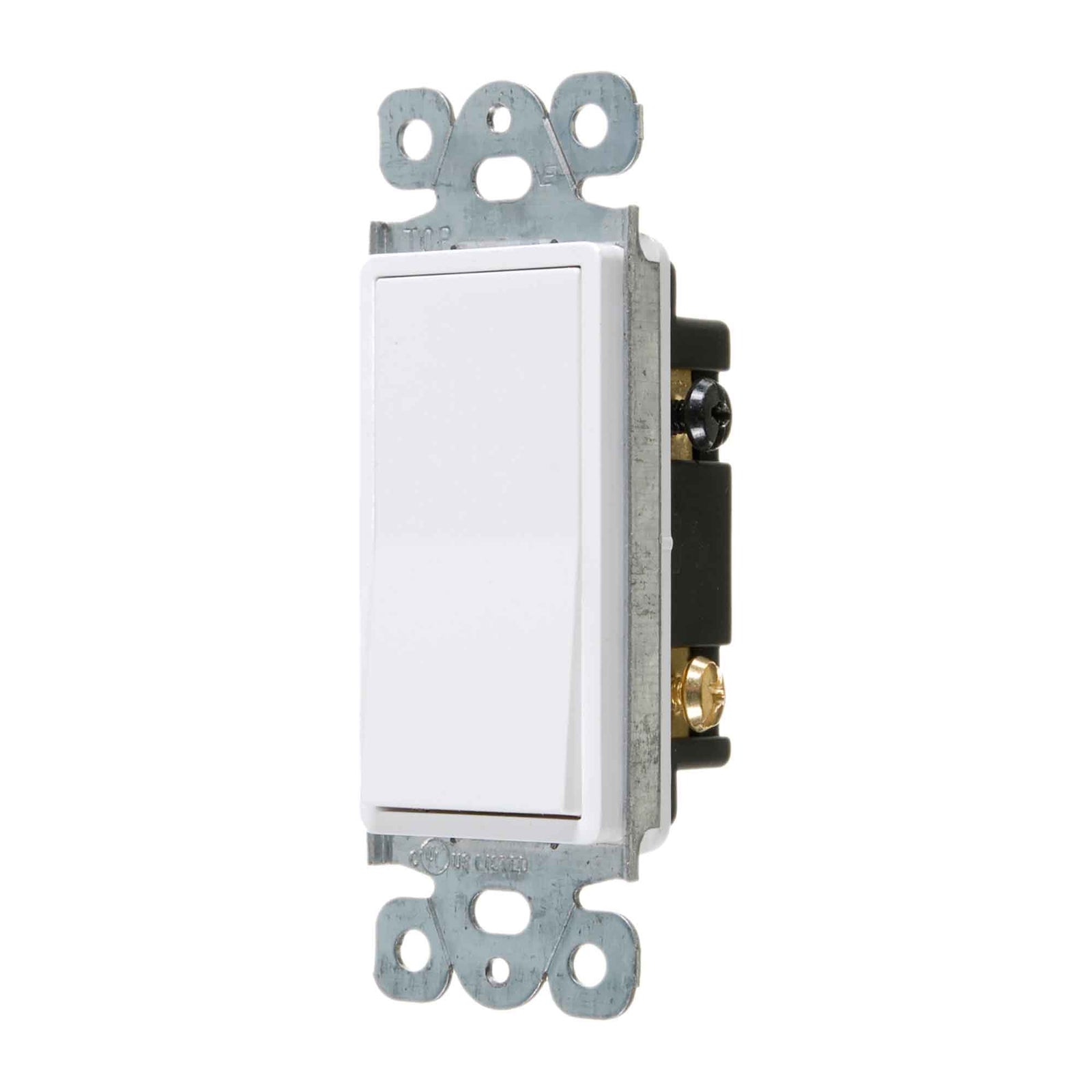 Interrupteur Decora à 4 voies de 15 A, blanc