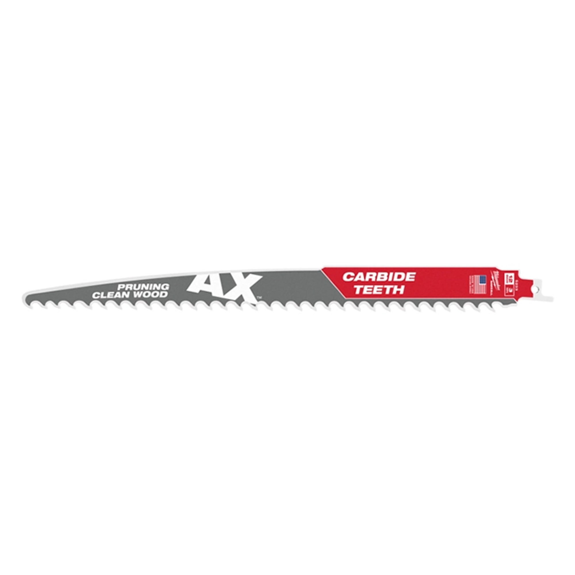 Lame de scie alternative The AX pour élagage du bois, 12'' X 3 TPI