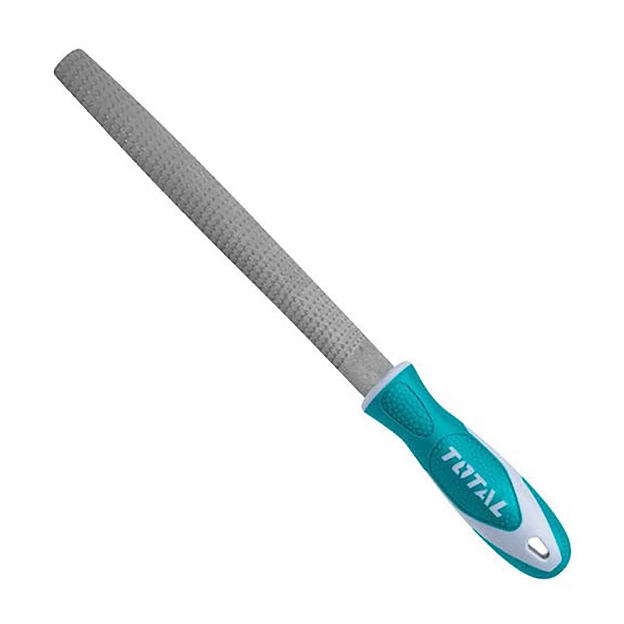 râpe à bois demi-ronde en acier avec manche
