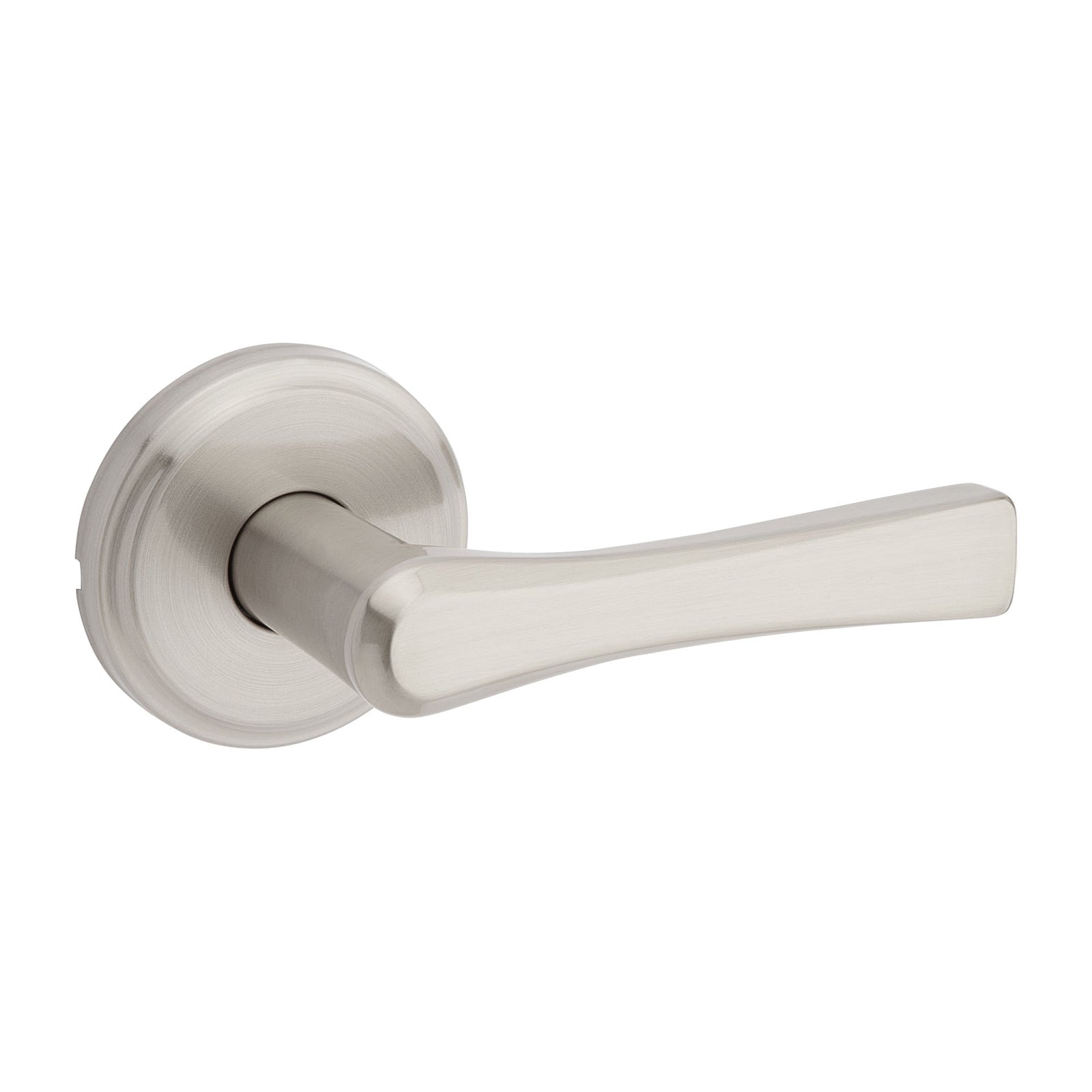 Levier de passage Round Katella, nickel satiné