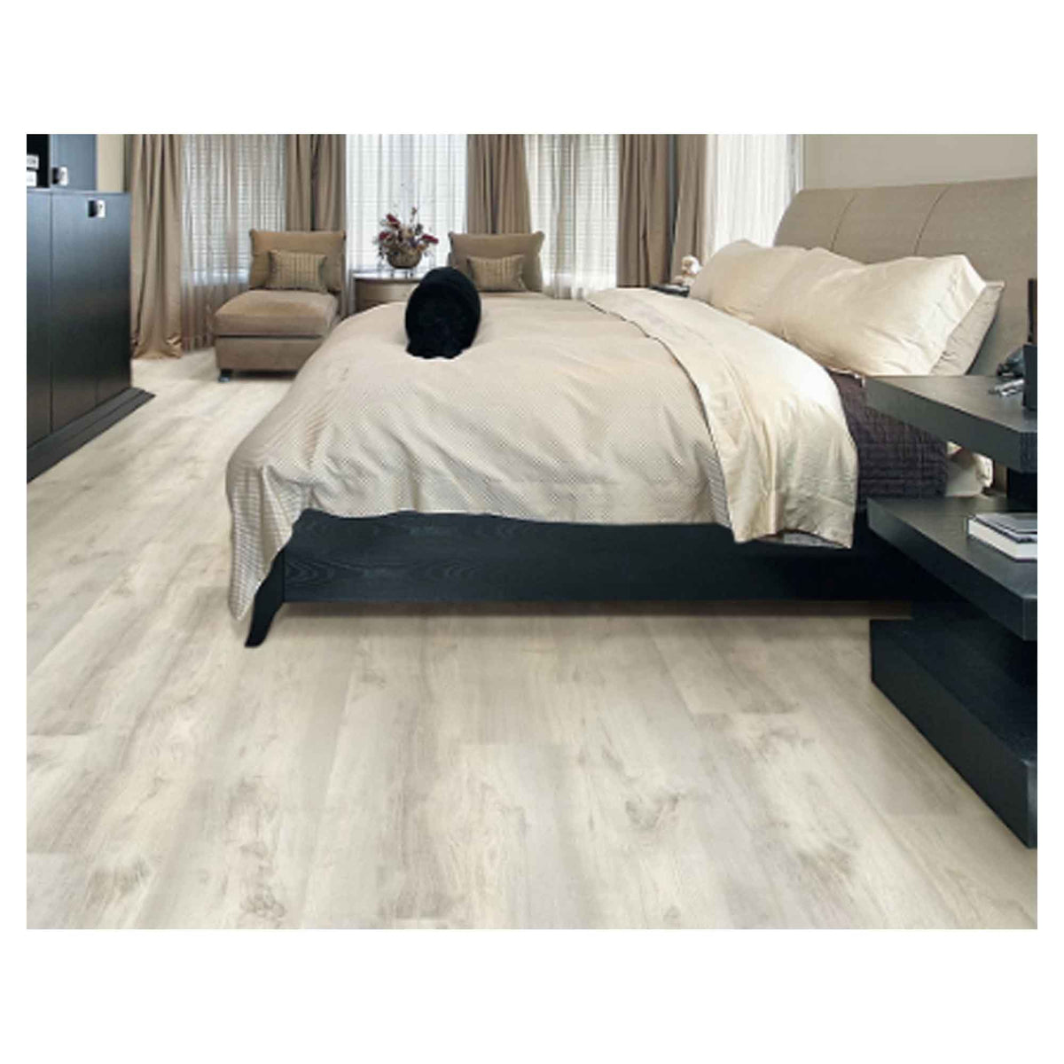 Plancher de vinyle en planche, chêne  (53,17pc/boite)