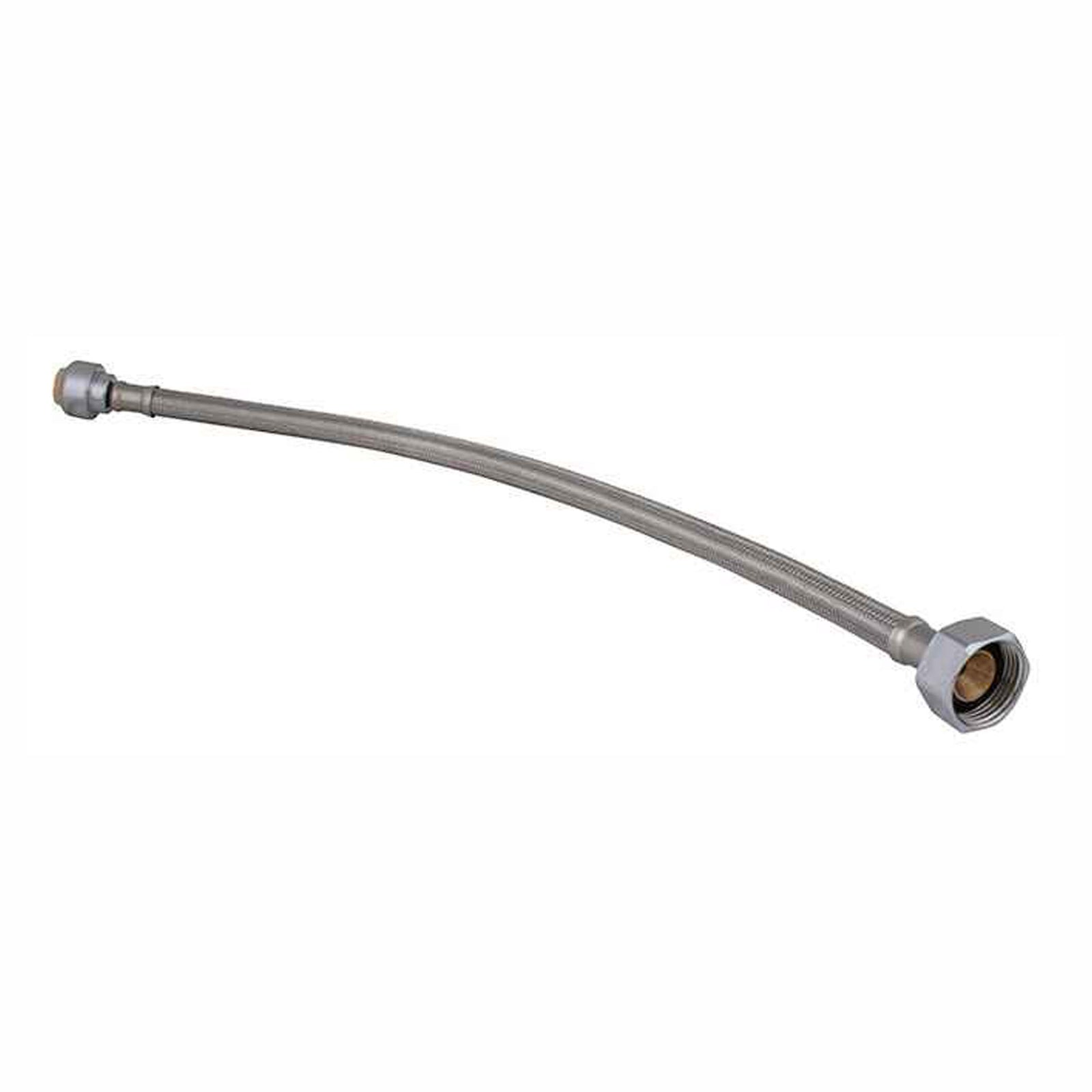 Tuyau d'alimentation, tressé, acier inoxydable, chauffe-eau, 3/4'' x 18''