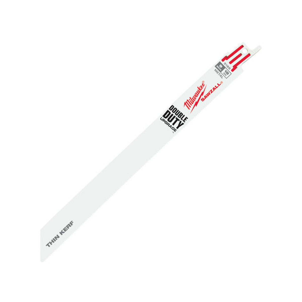 Lame de scie alternative Sawzall pour métaux, 12'' X 18 TPI (emballage de 5)