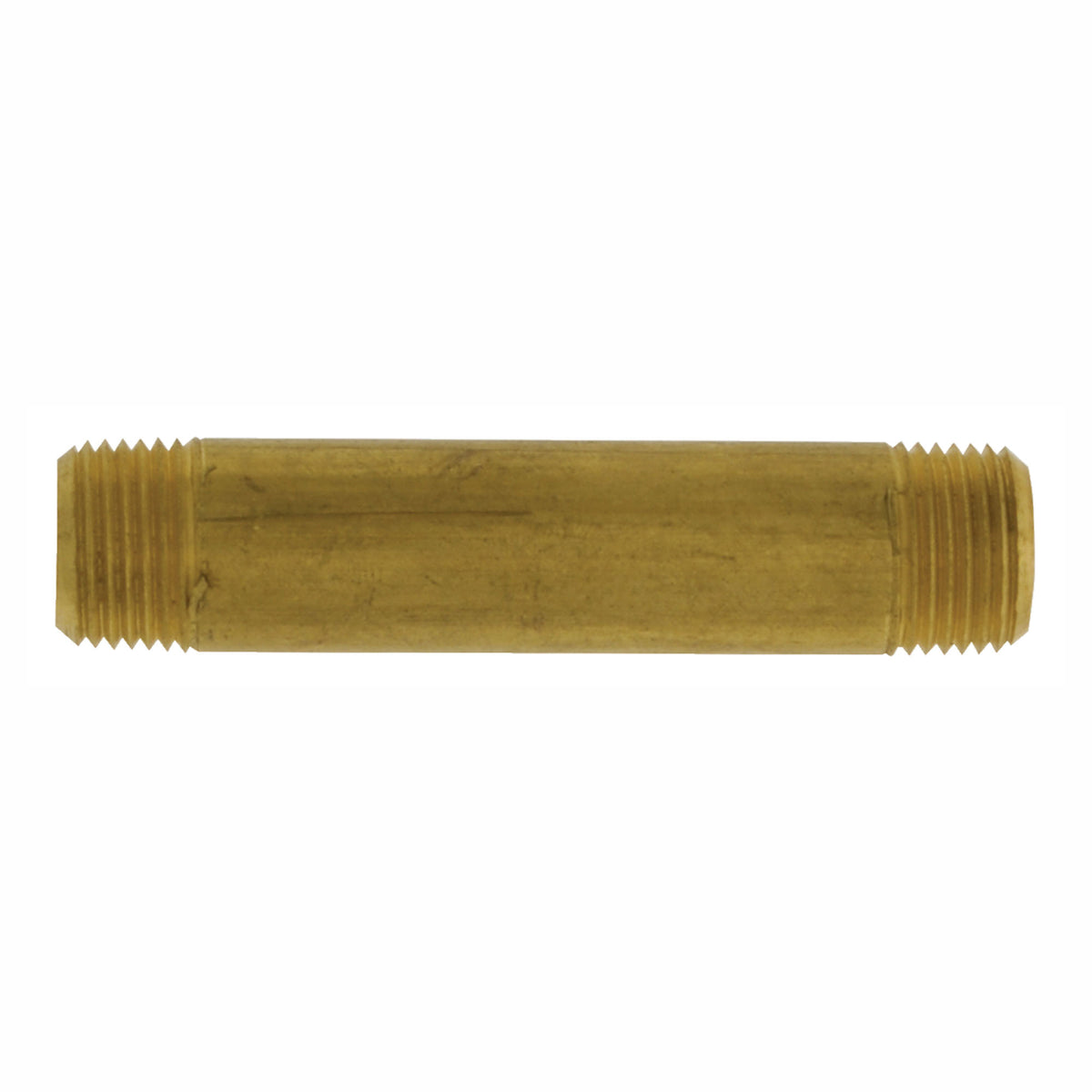 Mamelon en laiton, 1/8'' MPT x 1-1/2''