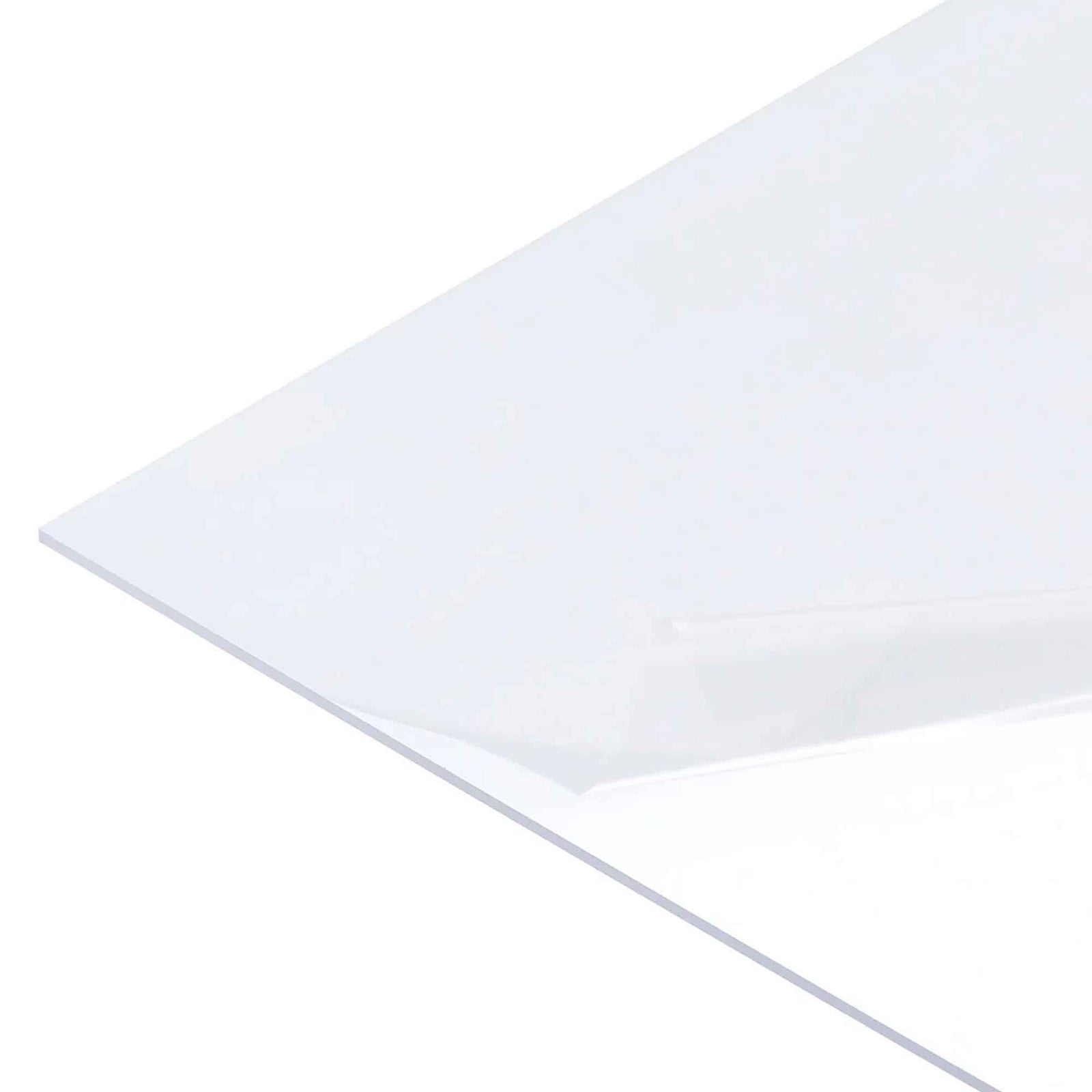Panneau d'acrylique clair, 24" x 48" x 1/8"