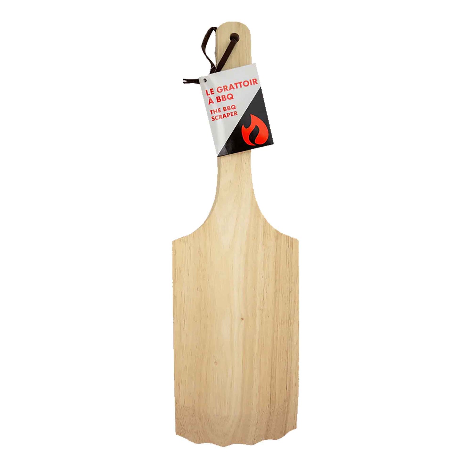 Grattoir en bois BBQ Québec, 17'' x 5''