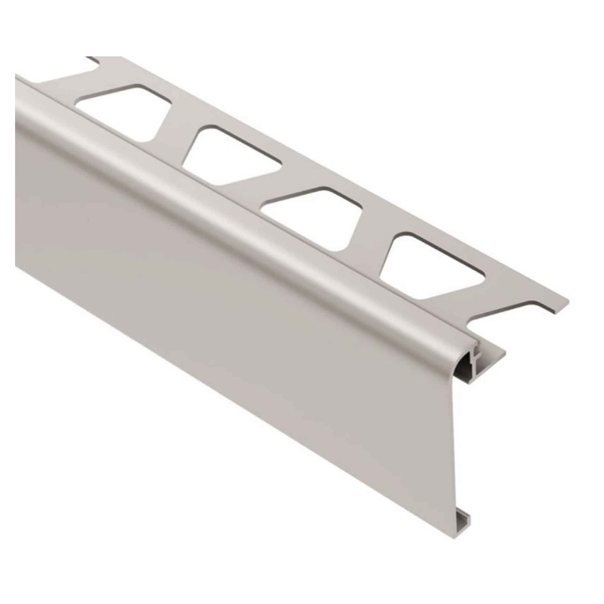 Moulure profilée multi-fonctionnel pour comptoir et escalier aluminium anodisé, 1/2''